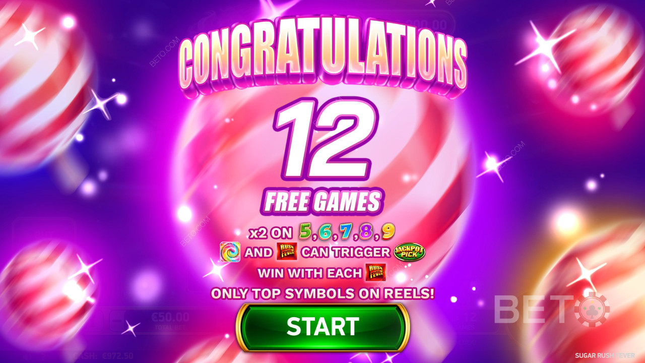 Спечелете 4,544x залога си в слота Sugar Rush Fever!