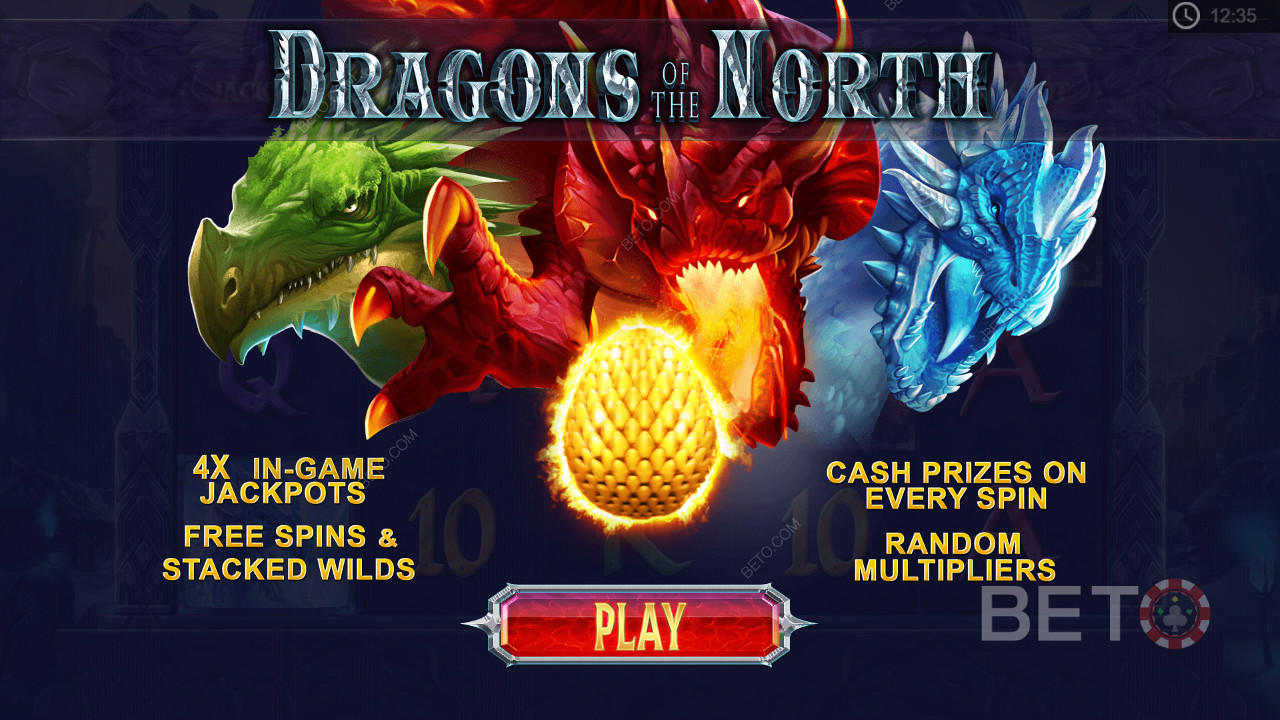 Dragons of the North Видео слот