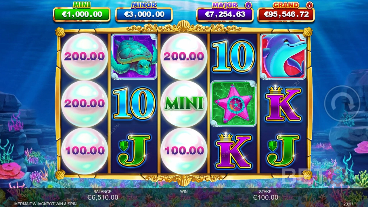 Mermaid's Jackpot Win & Spin Играй Безплатно