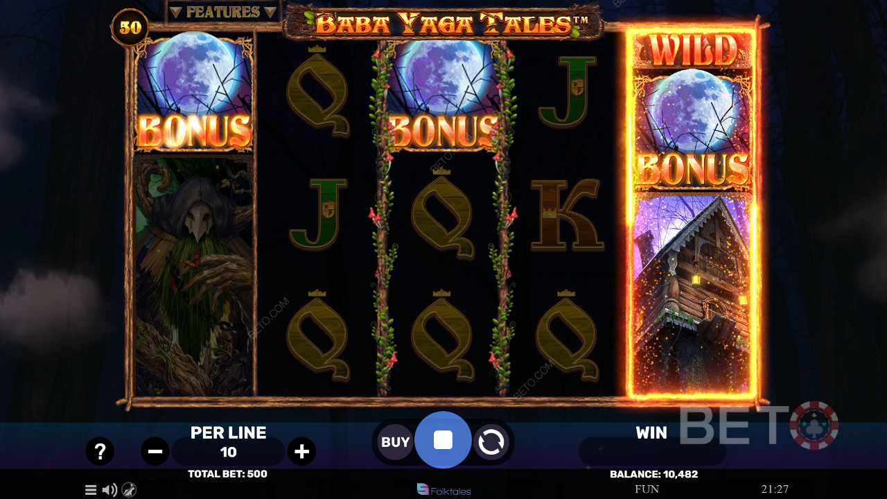 Баба Яга приказки Преглед от BETO Slots