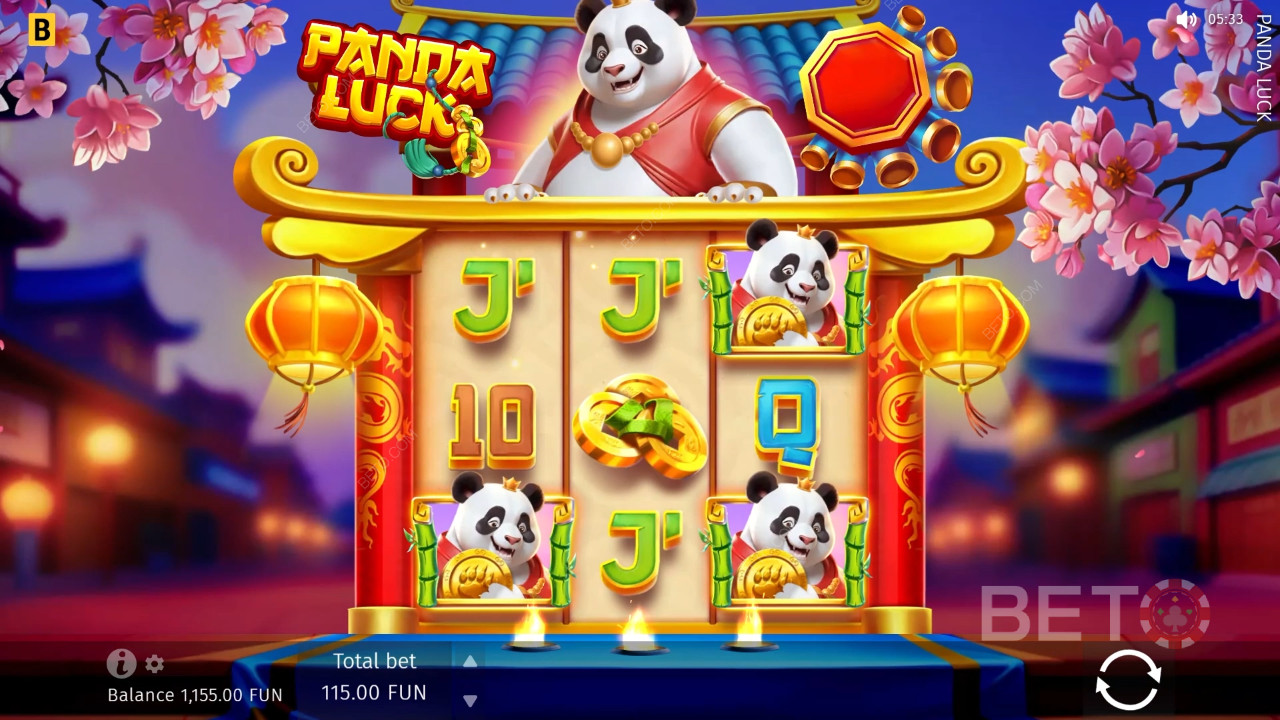Панда късмет Преглед от BETO Slots