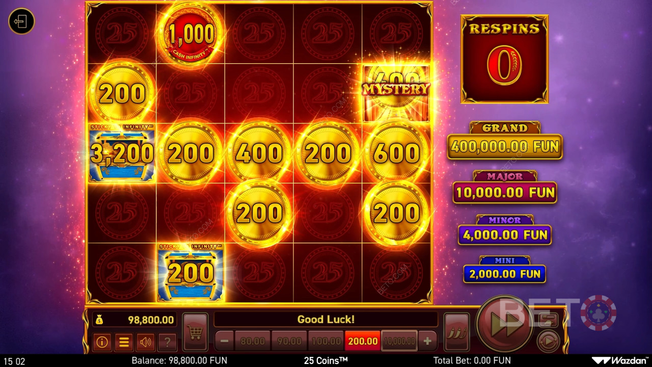 25 Монети Преглед от BETO Slots