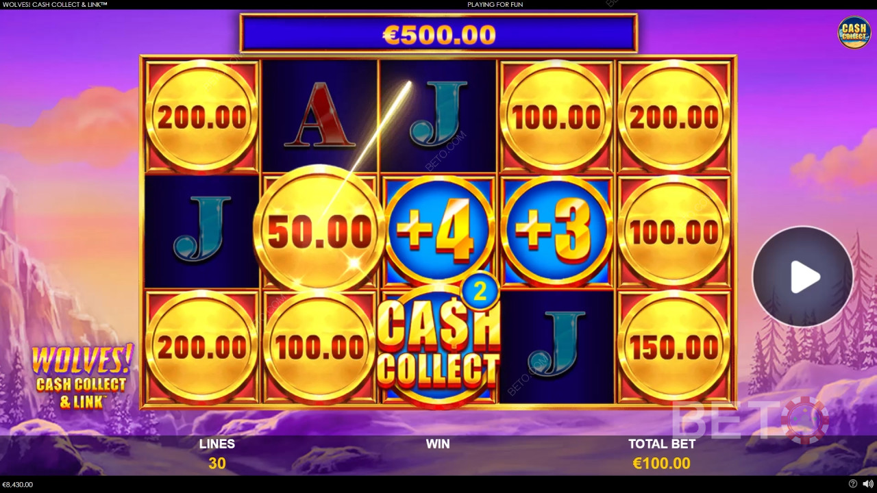 Спечелете 5 000x залога си в играта "Вълци"! Cash Collect & Link слот онлайн!