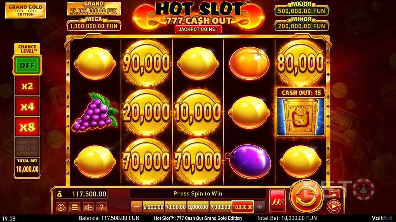 Горещ слот: 777 Cash Out Grand Gold Edition Преглед от BETO Slots