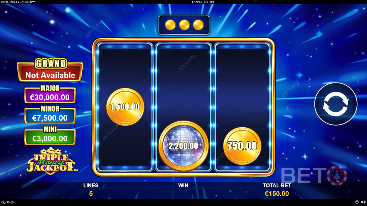 Спечелете 1,334x Вашия залог в слота Triple Money Jackpot!