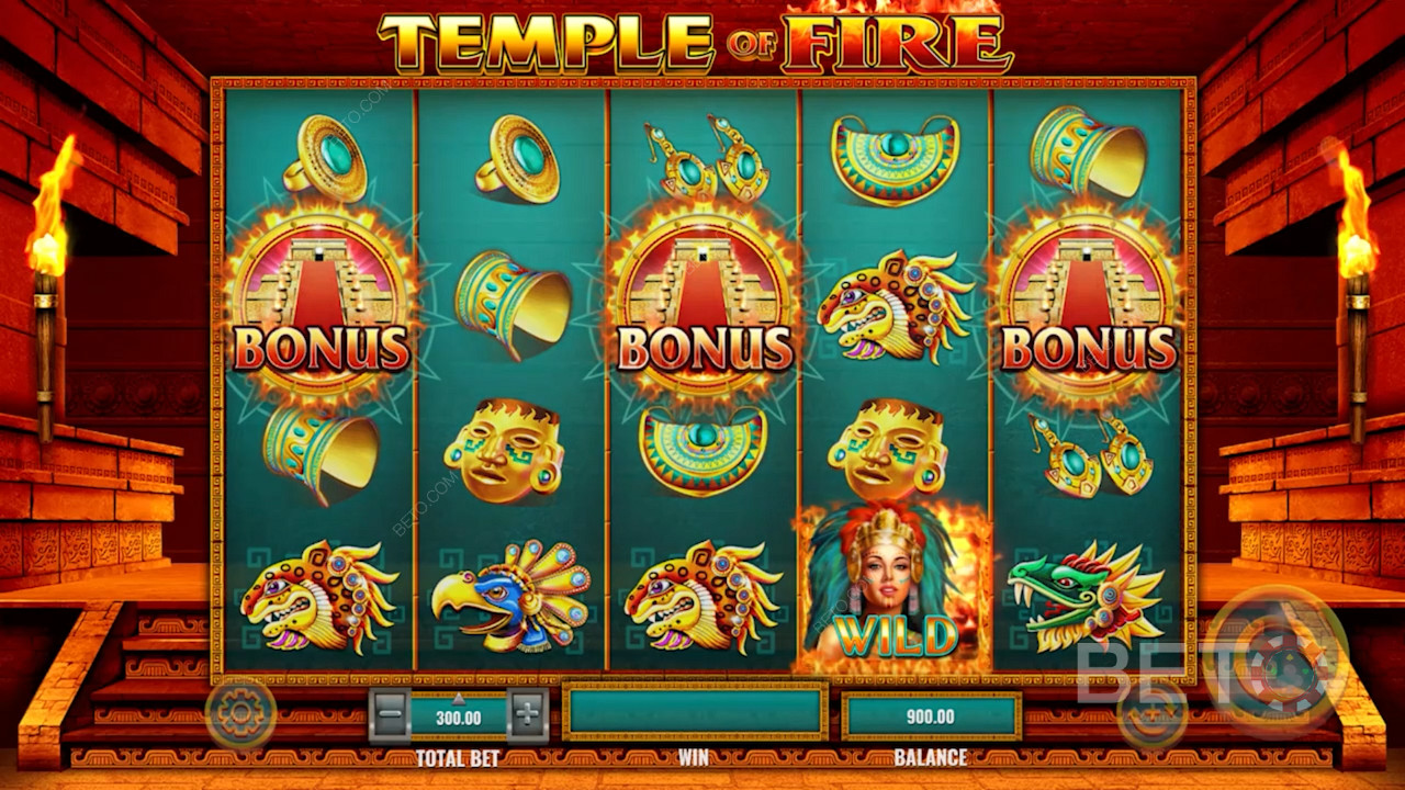 Проба от геймплея - Temple of Fire от IGT