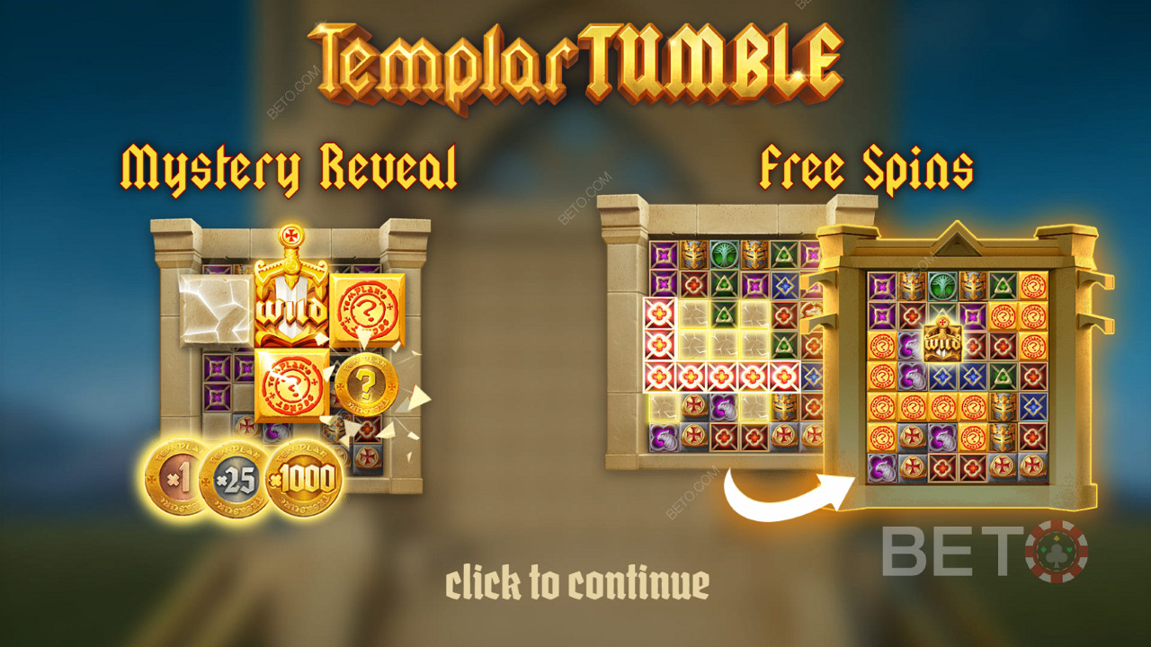 Въвеждащ екран на Templar Tumble