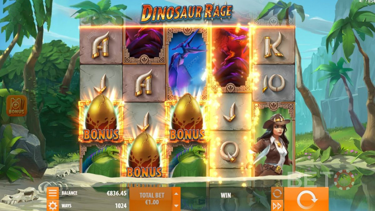 Специални бонуси от Dinosaur Rage