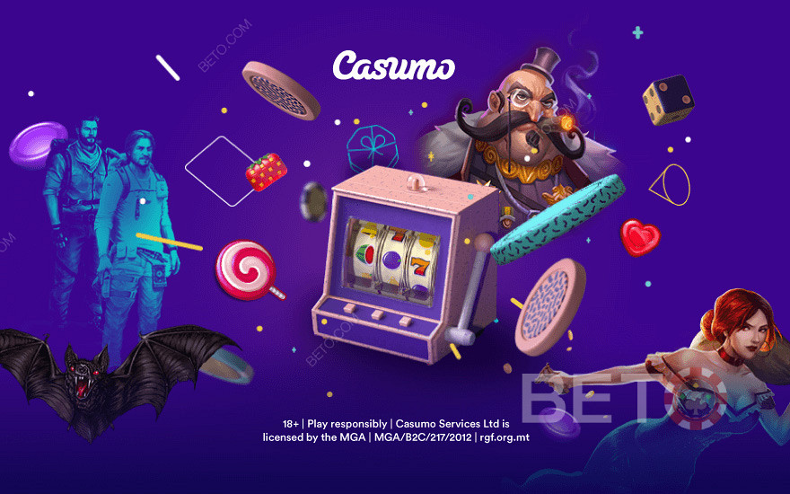 Casumo бонус и вълнуваща селекция от казино игри.