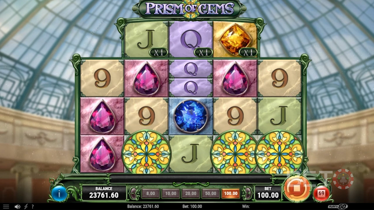 Prism of Gems видео слот - Блестящи цветни скъпоценни камъни