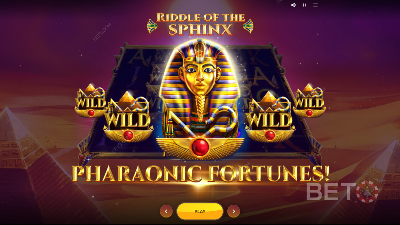 Специален бонус Pharaonic Fortunes в Riddle Of The Sphinx