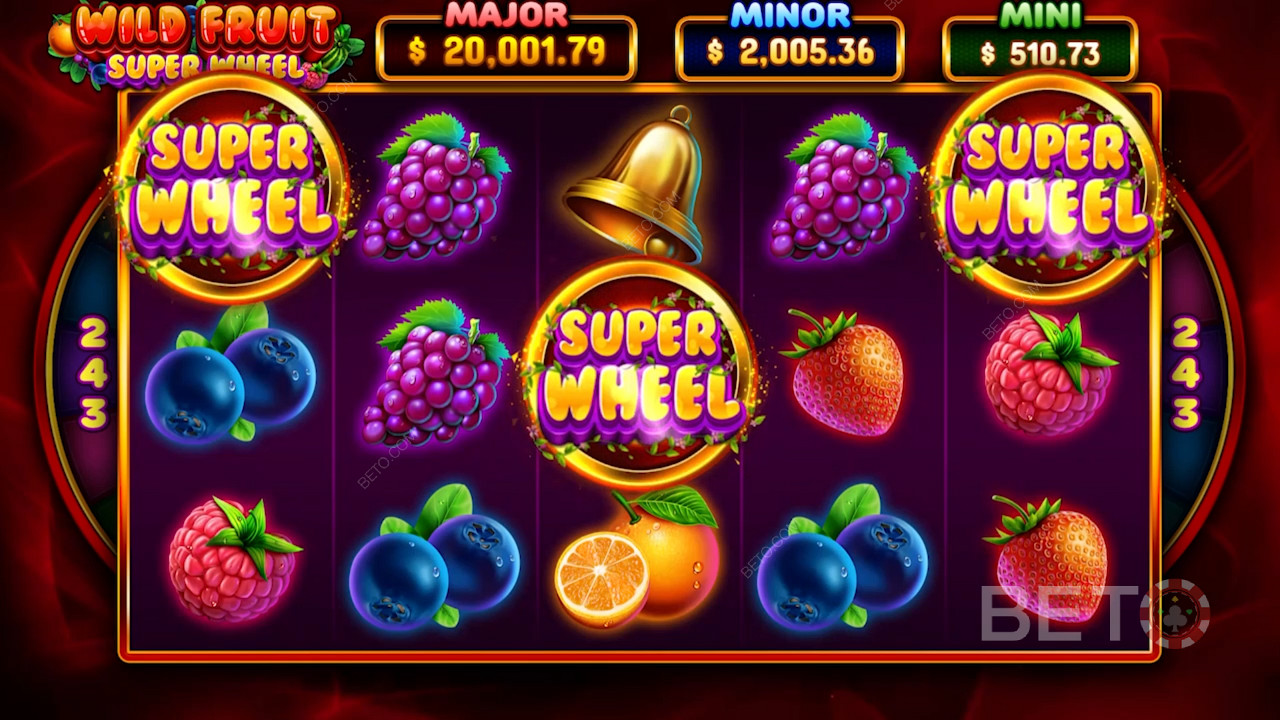 Тематика на плодове Wild Fruit Super Wheel от Pariplay
