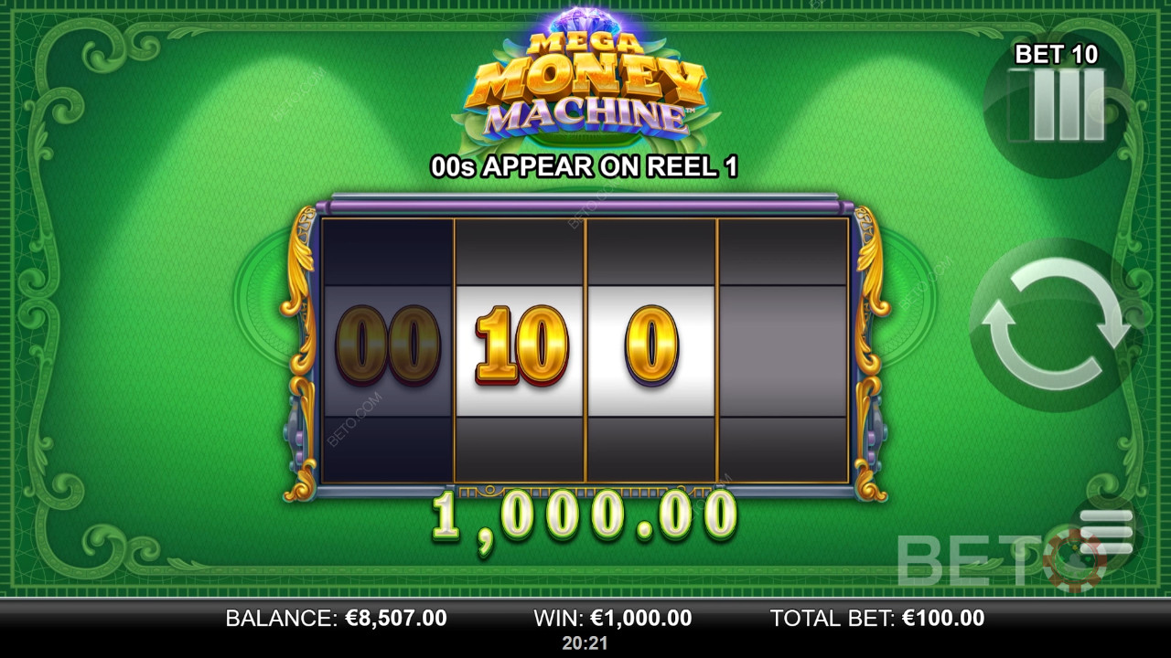 Мега пари машина Преглед от BETO Slots