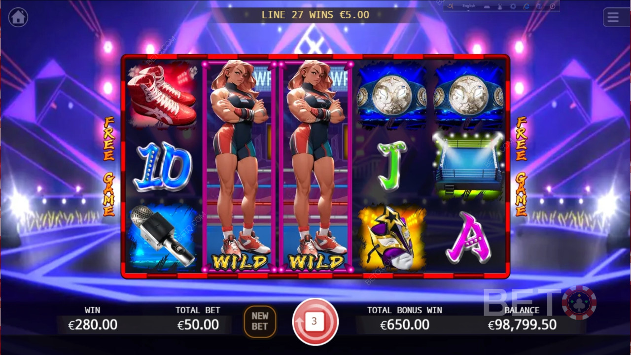Wrestling Queen Преглед от BETO Slots