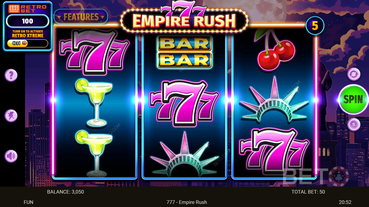 777 Empire Rush Преглед от BETO Slots