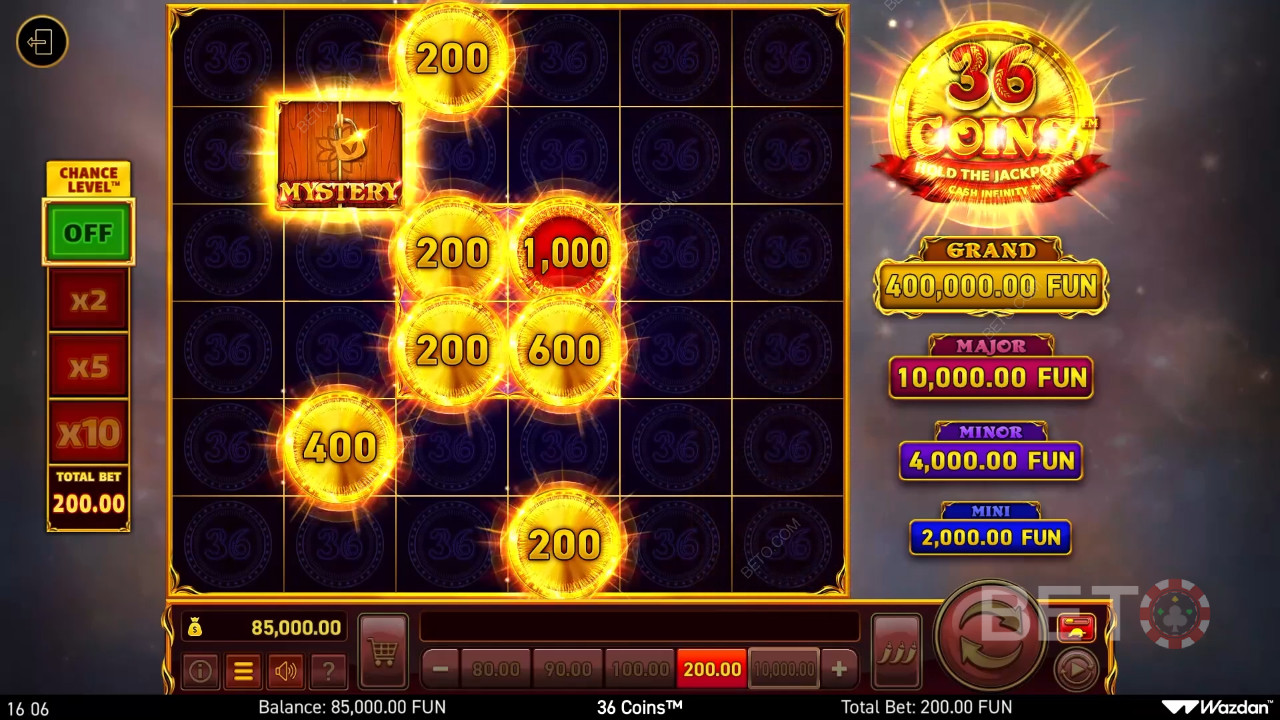 36 Монети Преглед от BETO Slots