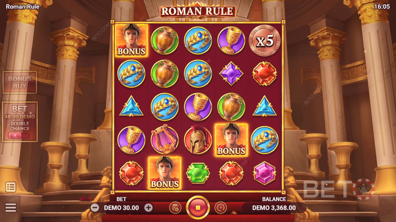 Roman Rule Преглед от BETO Slots