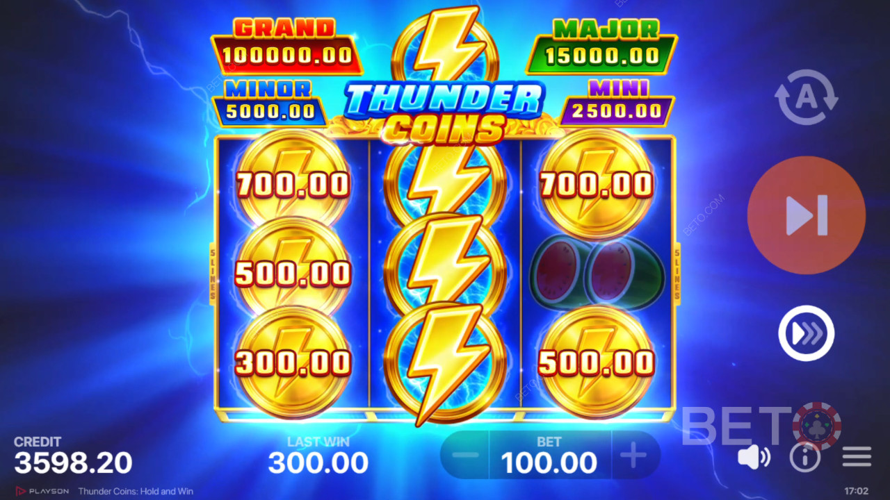 Thunder Coins Преглед от BETO Slots
