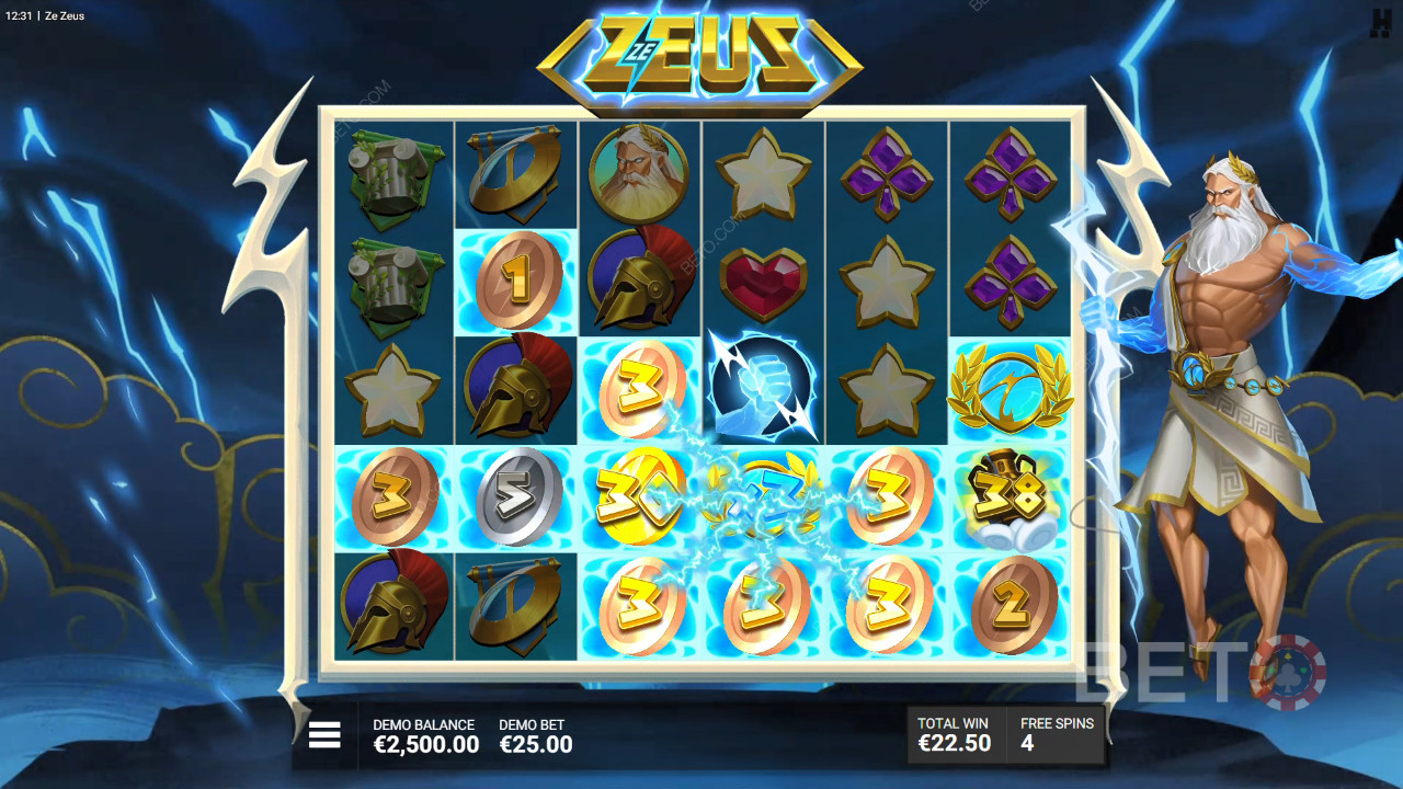 Бонус функции, обяснени в Ze Zeus от Hacksaw Gaming