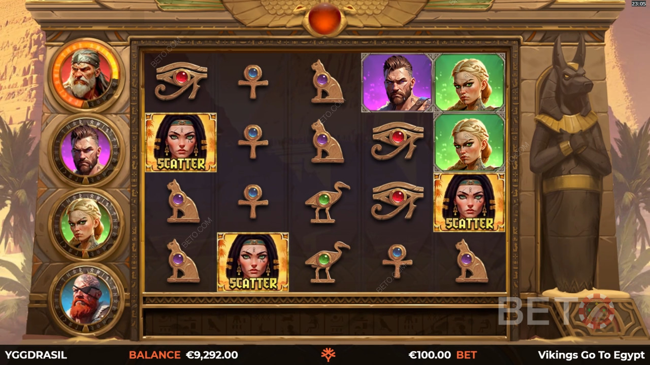 Викингите отиват в Египет Wild Fight Преглед от BETO Slots