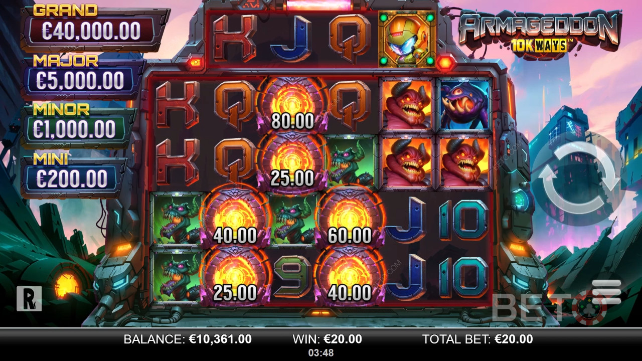 Армагедон 10k Начини Преглед от BETO Slots