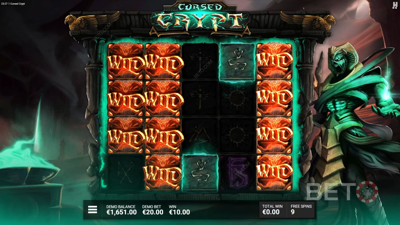 Преглед на прокълнатата крипта от BETO Slots