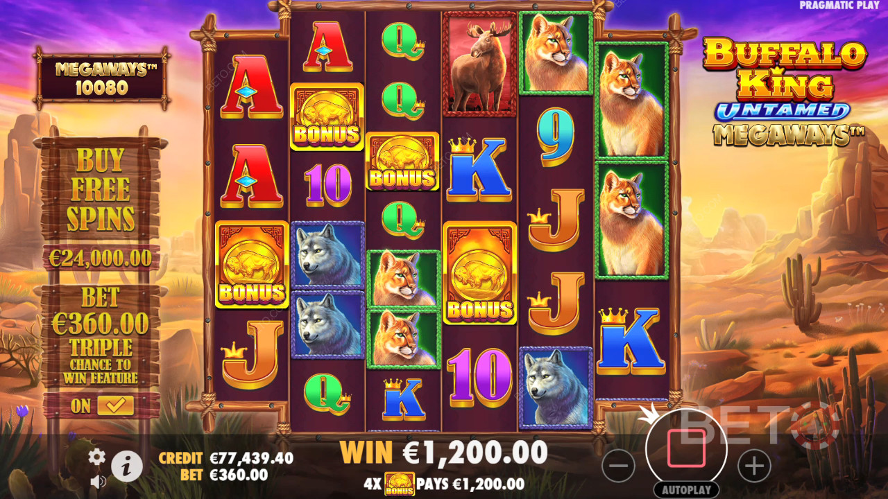 Buffalo King Untamed Megaways Преглед от BETO Slots