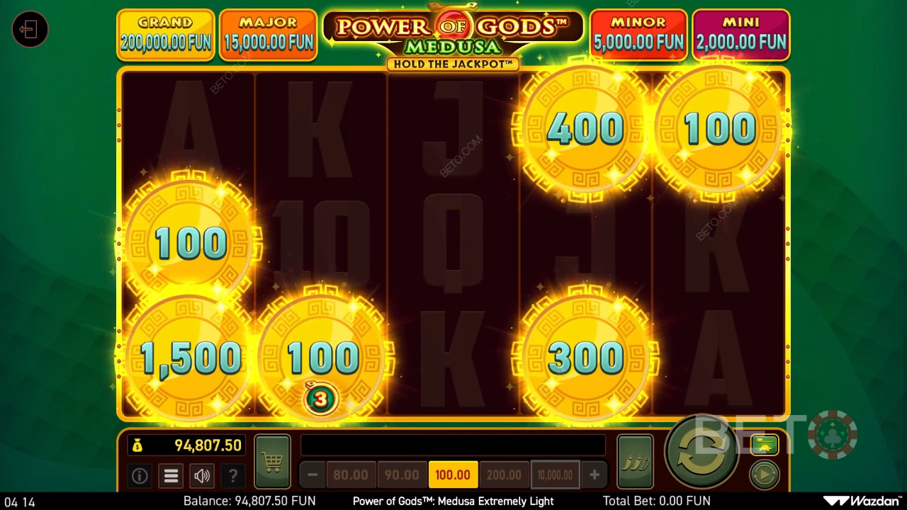 Power of Gods: Medusa Extremely Light Играй Безплатно