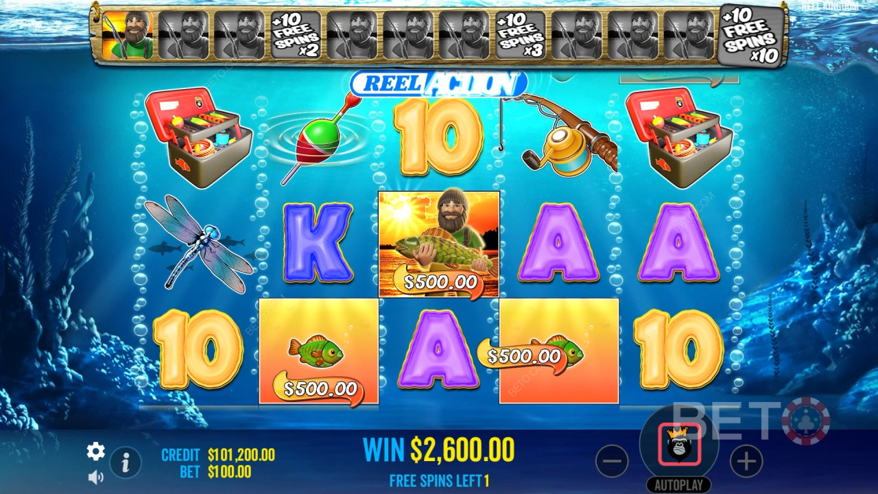 Бонус функции, обяснени в Big Bass Bonanza Reel Action от Reel Kingdom