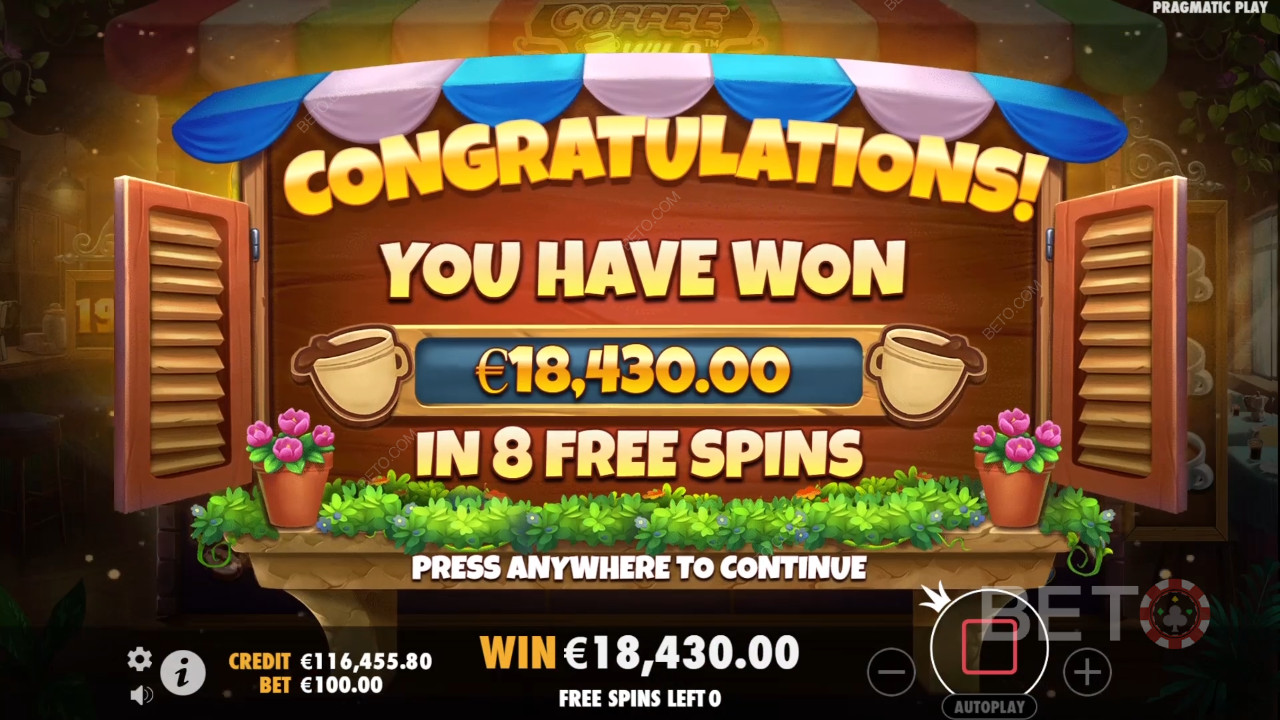 Спечелете 4 000x залога си в онлайн слота Coffee Wild!