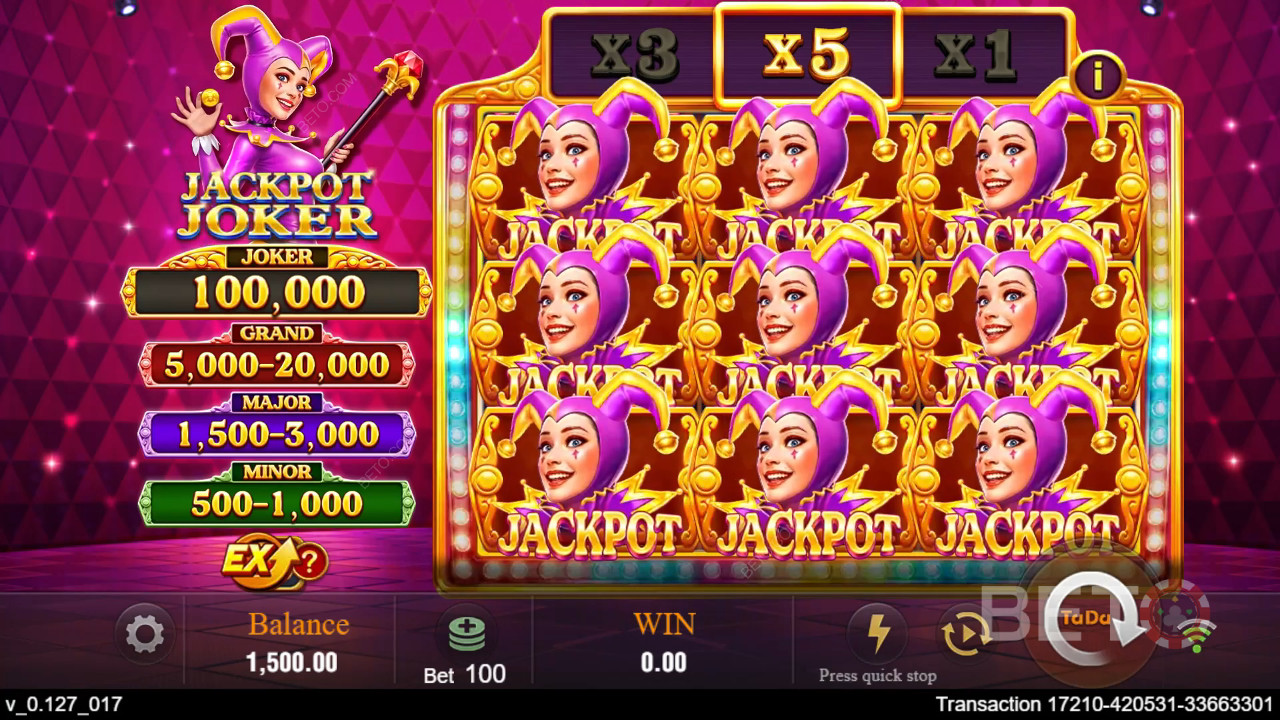 Джакпот Жокер Преглед от BETO Slots