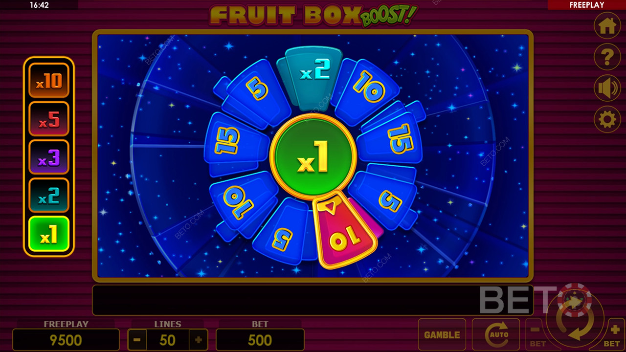 Плодова кутия Boost! Преглед от BETO Slots
