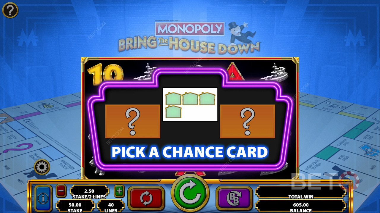Специална функция на шанса в Monopoly: Bring the House Down
