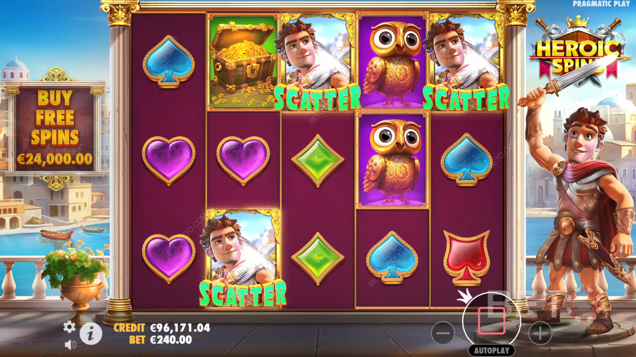 Героични завъртания Преглед от BETO Slots