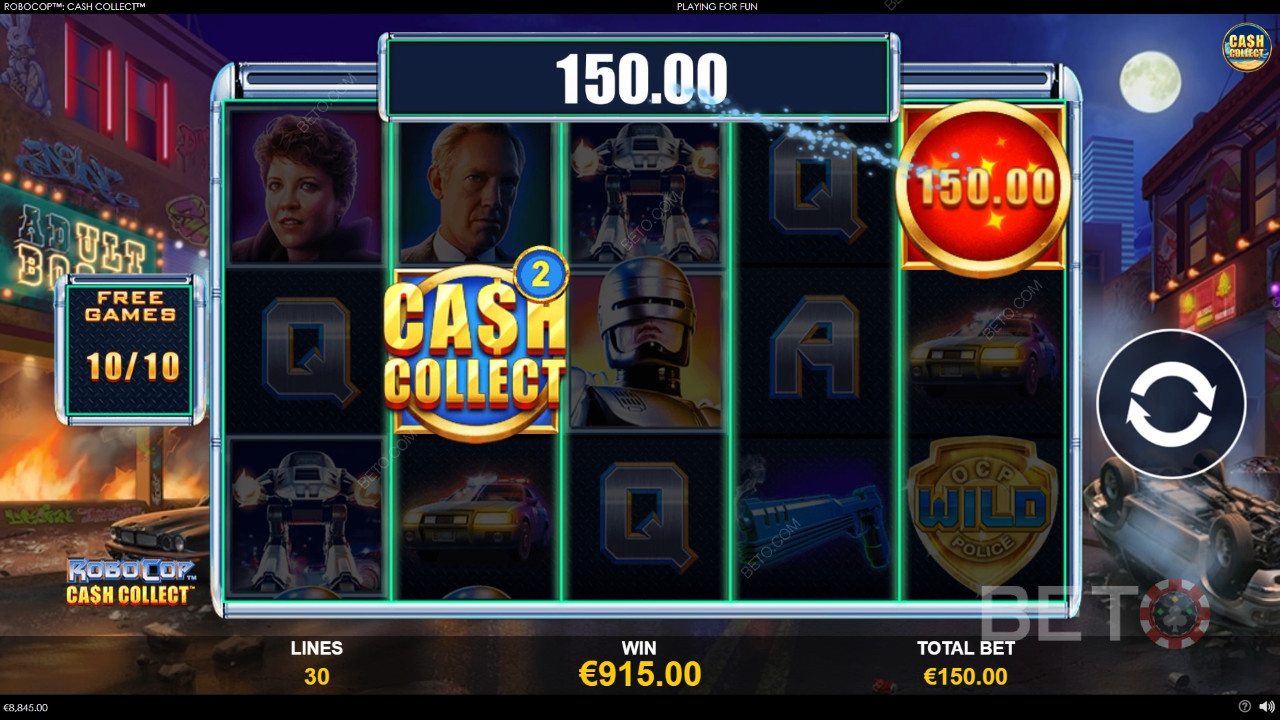 Заслужава ли си онлайн слотът RoboCop: Cash Collect?