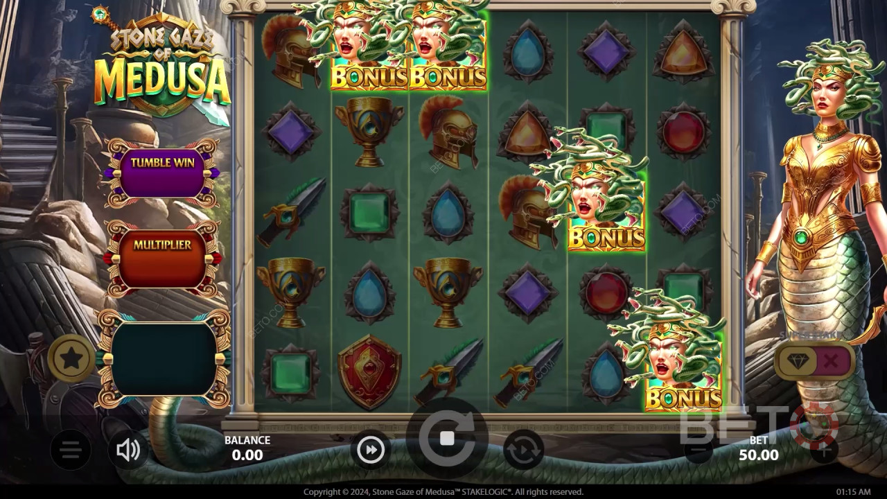 Stone Gaze of Medusa Играй Безплатно