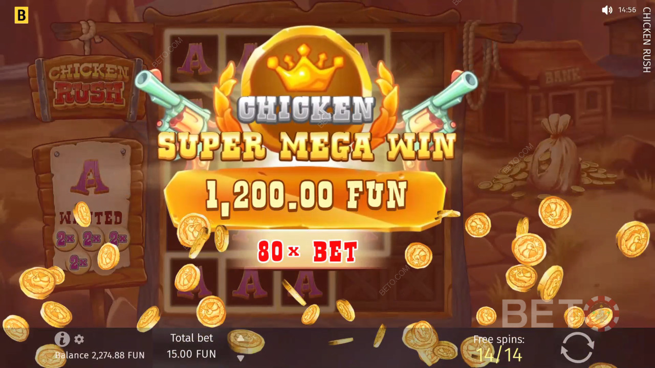 Спечелете 5 000x залога си във видео слота Chicken Rush!