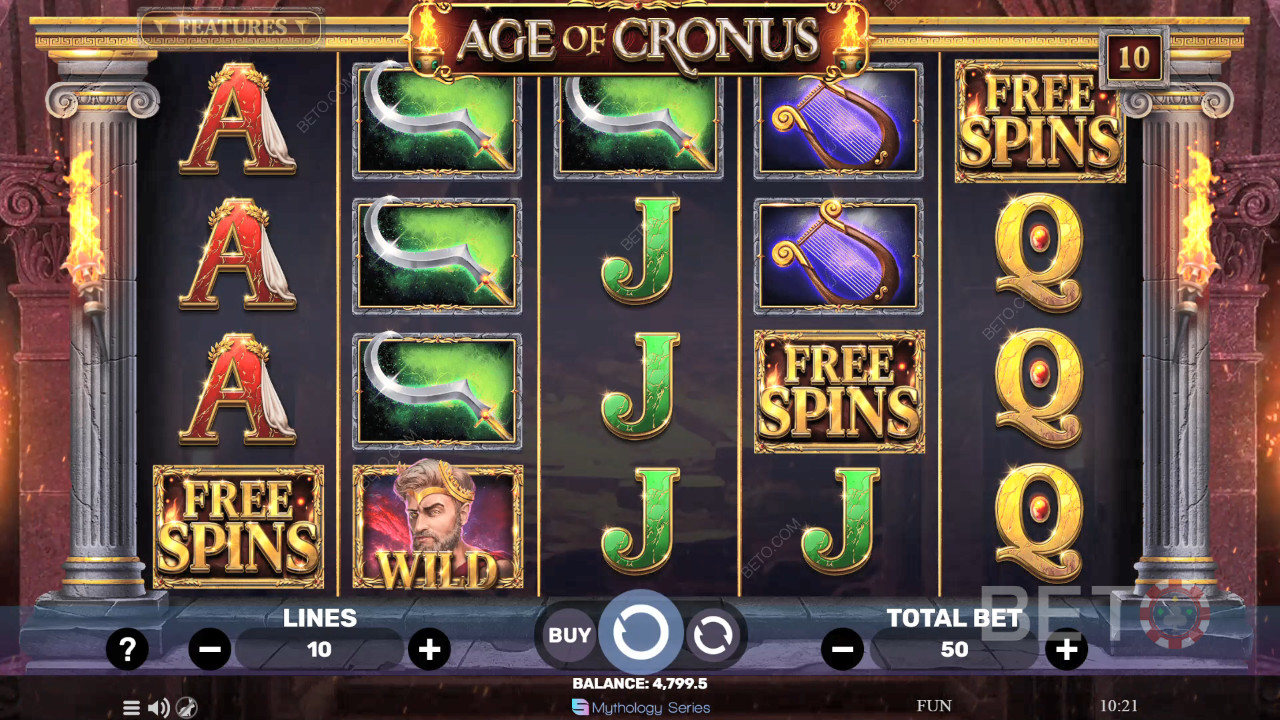 Age of Cronus Преглед от BETO Slots