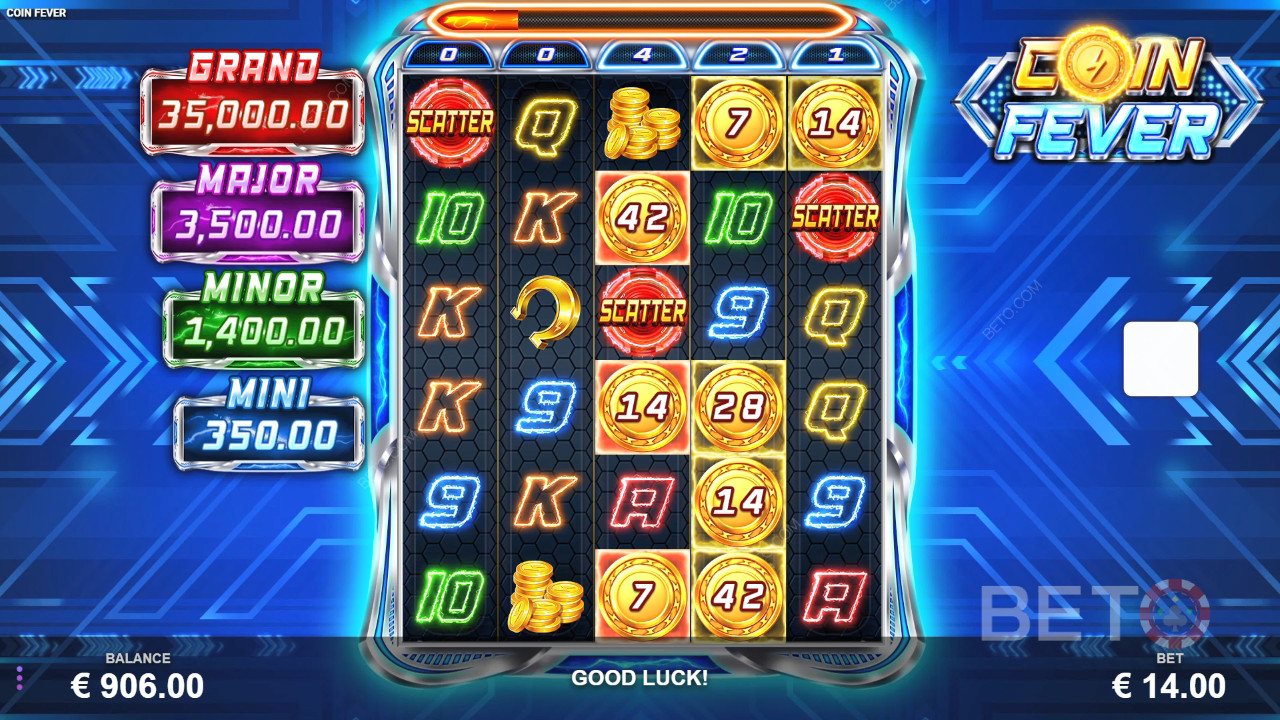 Монета Fever Преглед от BETO Slots