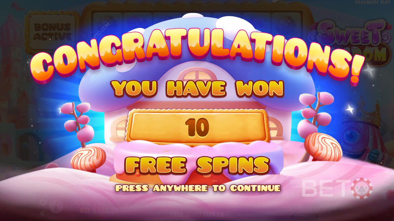 Спечелете 10 000x залога си в онлайн слота Sweet Kingdom!