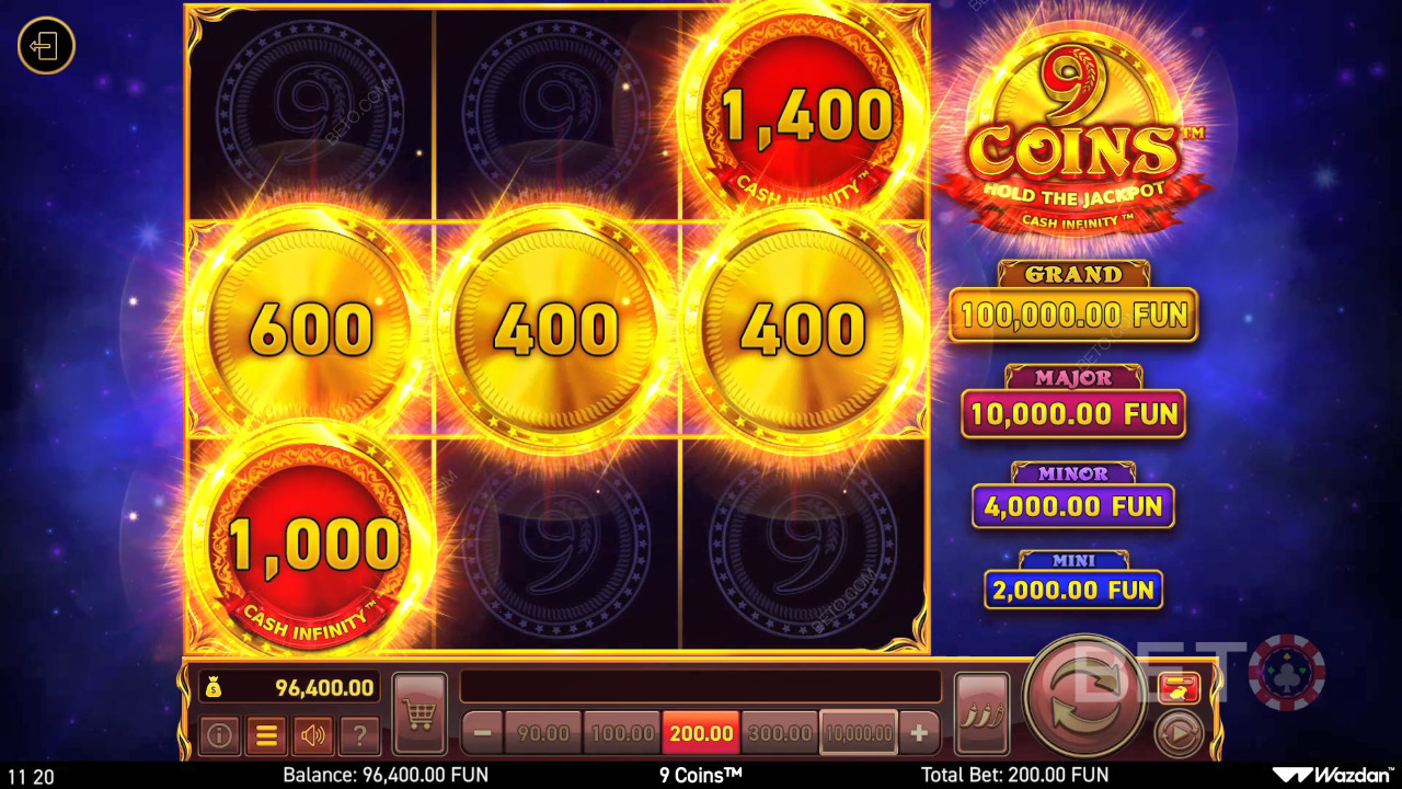 9 Монети Преглед от BETO Slots