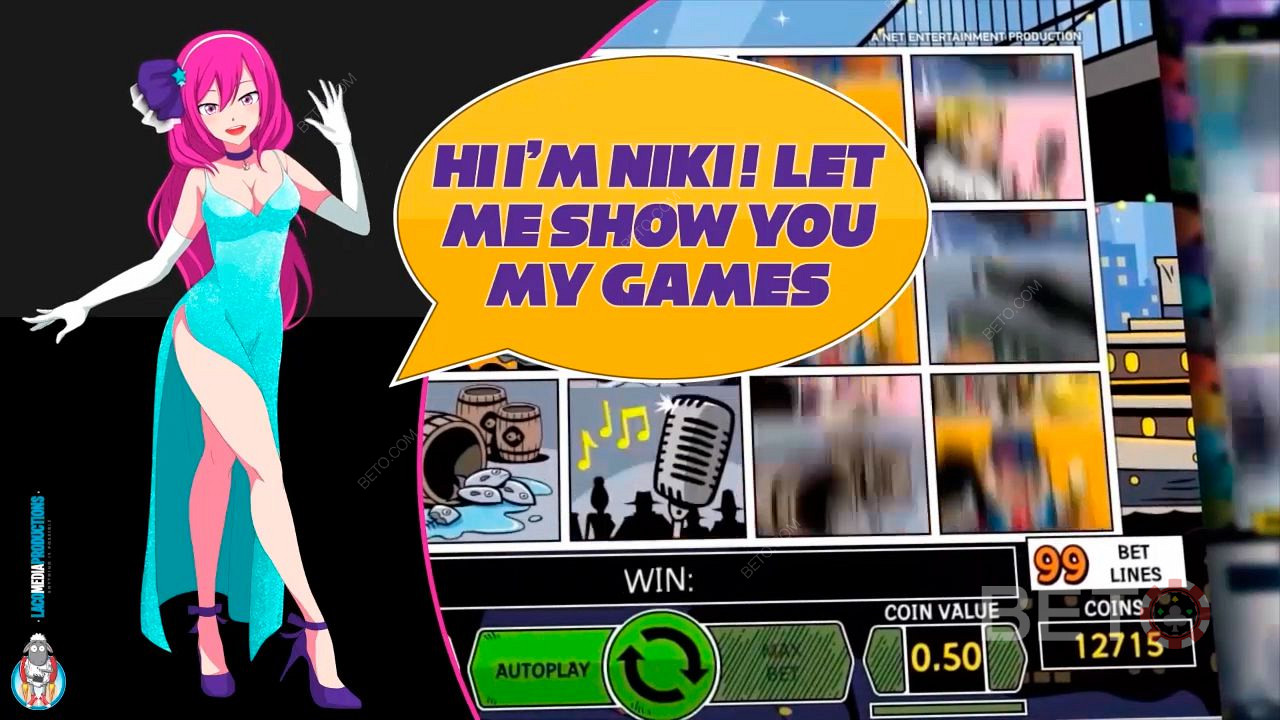 Това е Ники, тя ще ви напътства и ще ви покаже всички техни игри.