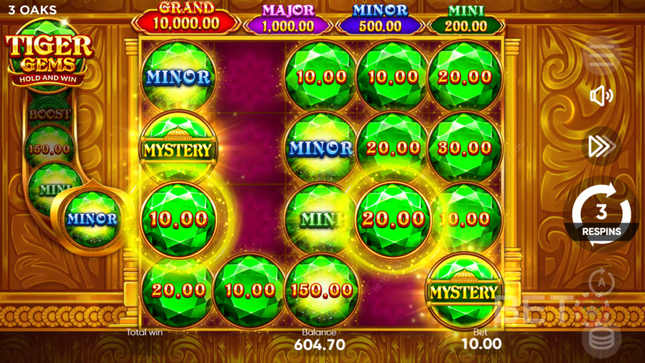 Как се играе Tiger Gems на 3 Oaks Gaming