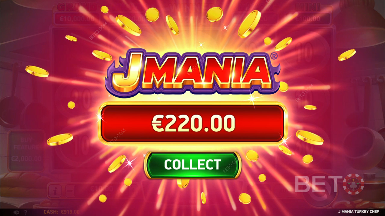Спечелете 3,910x залога си в слота J Mania Turkey Chef!