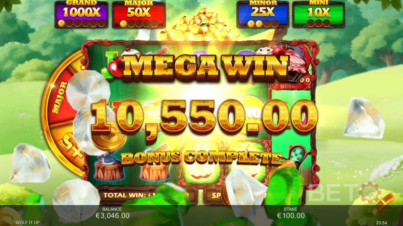 Спечелете 5 000x залога си в слот машината Wolf It Up!