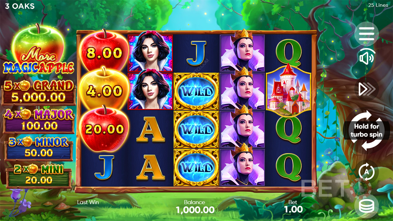 Как се играе More Magic Apple на 3 Oaks Gaming