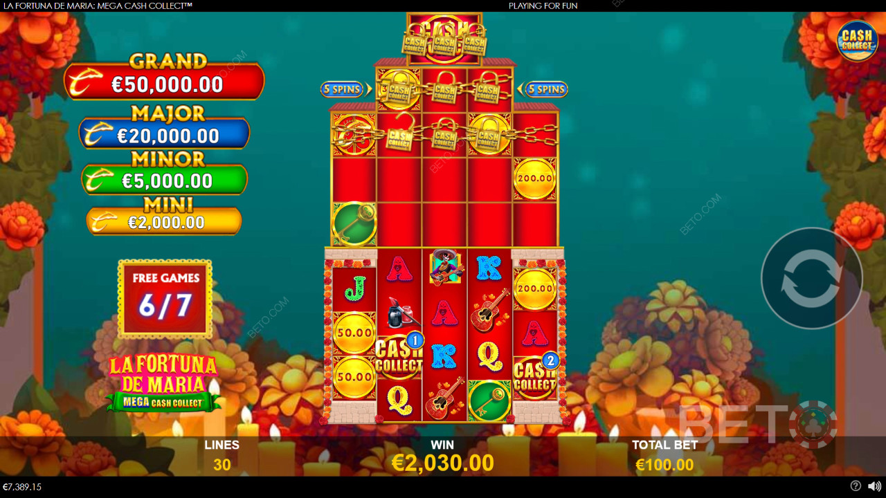 La Fortuna de Maria: Mega Cash Collect Преглед от BETO Slots