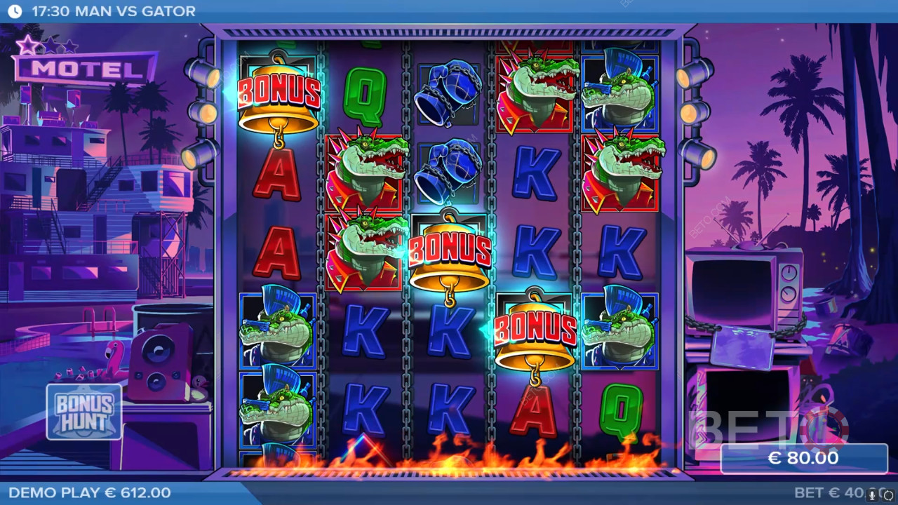 Човек срещу Gator Преглед от BETO Slots