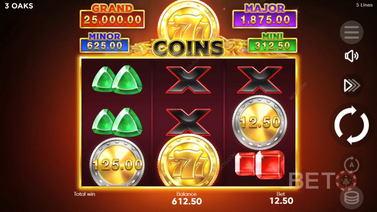 777 Монети Преглед от BETO Slots