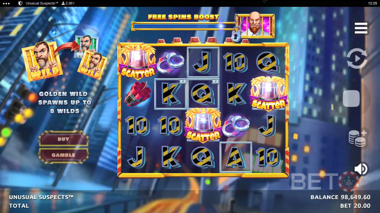 Необичайни заподозрени Преглед от BETO Slots